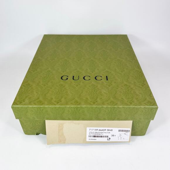 Gucci Priscilla 105mm Patent Leather Pump Heel - Women’s 8.5 - Picture 8 of 8